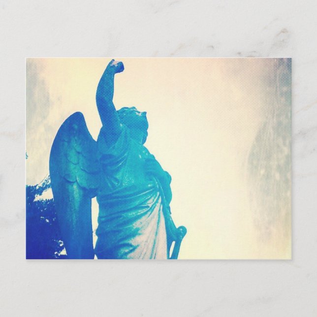 Angel in a Storm Postcard (Front)