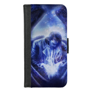 Angel in Blue iPhone 8/7 Wallet Case