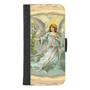 Angel In Blue iPhone 8/7 Plus Wallet Case