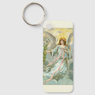 Angel In Blue Keychain