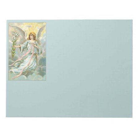 Angel In Blue Notepad