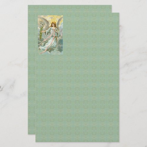 Angel In Blue Stationery