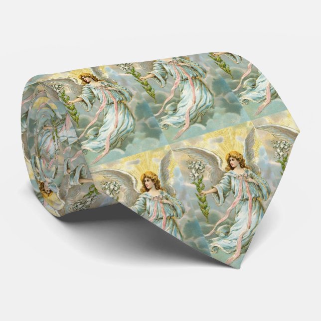 Angel In Blue Tie (Rolled)