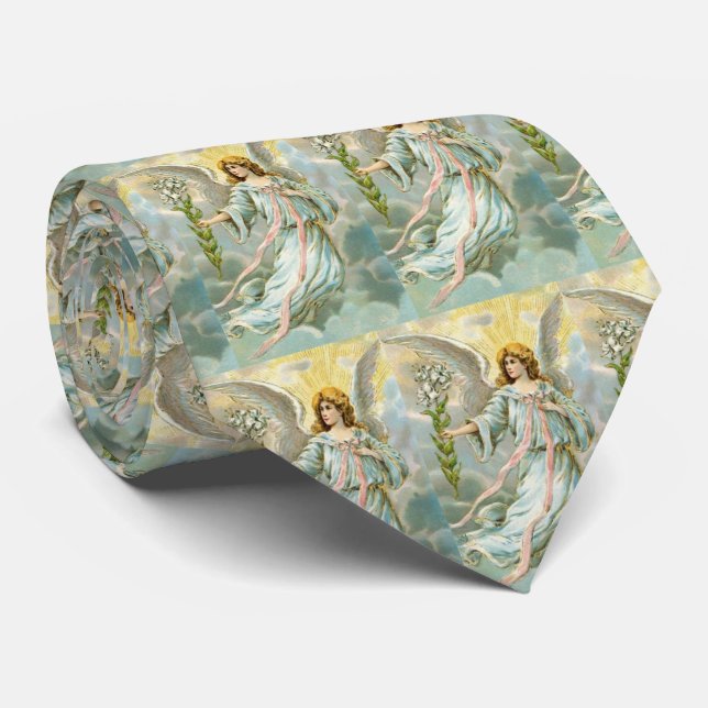 Angel In Blue Tie (Rolled)