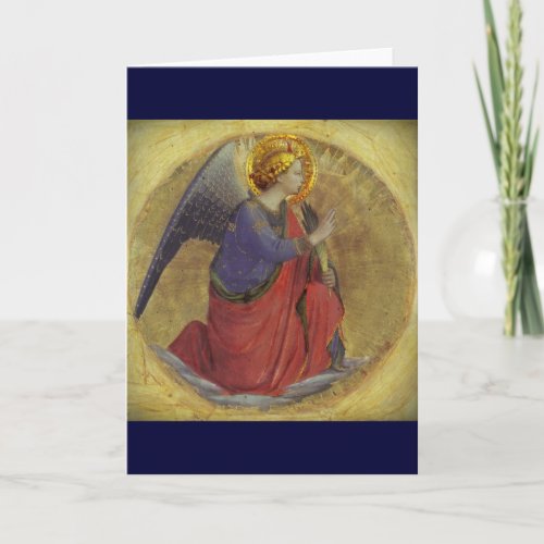 Angel in Gold Holiday Card