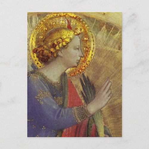 Angel in Gold Postcard