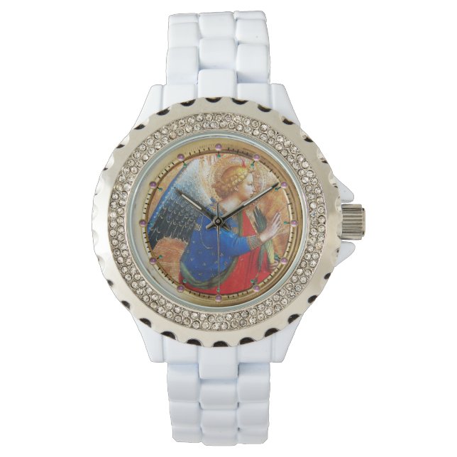 ANGEL IN GOLD RED AND BLUE WATCH (Front)
