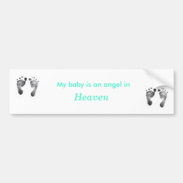 Angel in Heaven Bumper Sticker (Front)