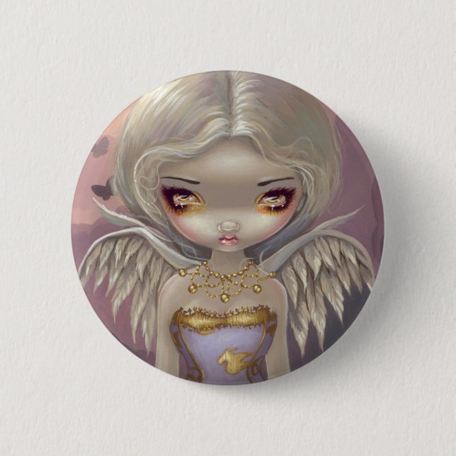 "Angel in Lilac" Button (Front)