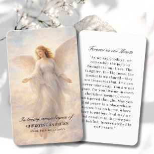 Angel   In Loving Memory Funeral Business Card