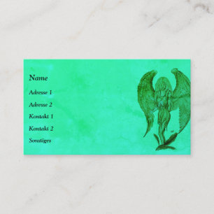 Angel in Tattoo Style Business Card