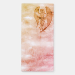 Angel in Tattoo Style Magnetic Notepad
