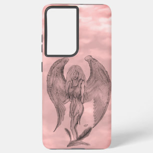 Angel in Tattoo Style Samsung Galaxy S21+ Case