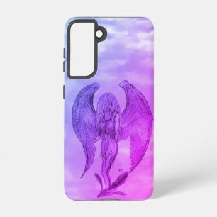 Angel in Tattoo Style Samsung Galaxy S21 Case