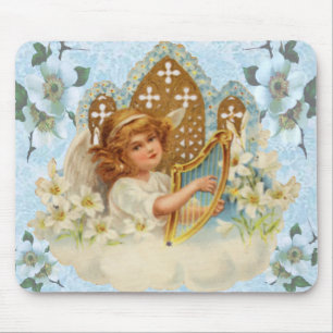 Angel In The Cloud Mouse Pad