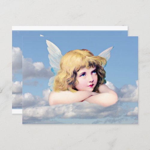 Angel in the Clouds Postcard