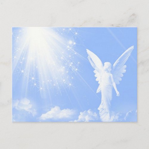 Angel In The Clouds Postcard