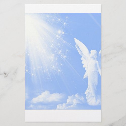 Angel In The Clouds Stationery