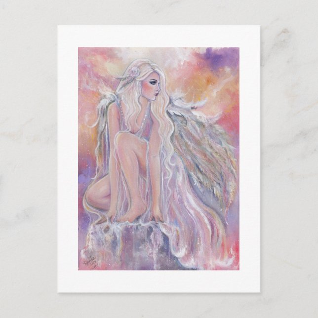 Angel in the morning sun by Renee Lavoie Postcard (Front)