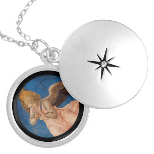 Angel in the Sky Silver Plated Necklace