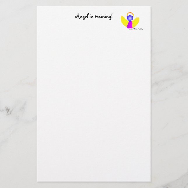 Angel in training! stationery (Front)