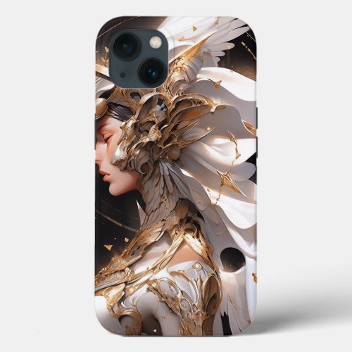 Angel In White Armor Fantasy Art iPhone 13 Case