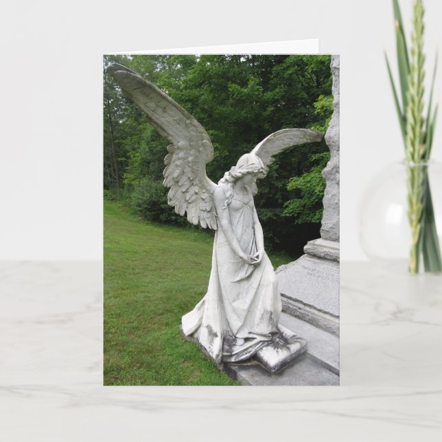 Angel inspirational greeting card (Front)