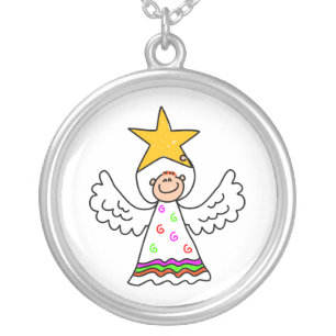 Angel Kid Silver Plated Necklace