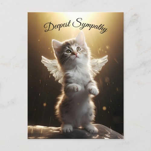 Angel Kitten Postcard