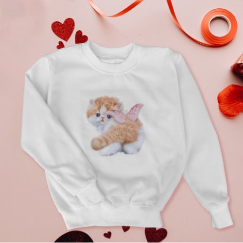 Angel kitten  sweatshirt
