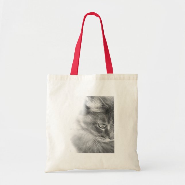 "Angel Kitty" Portrait Tote Bag (Front)