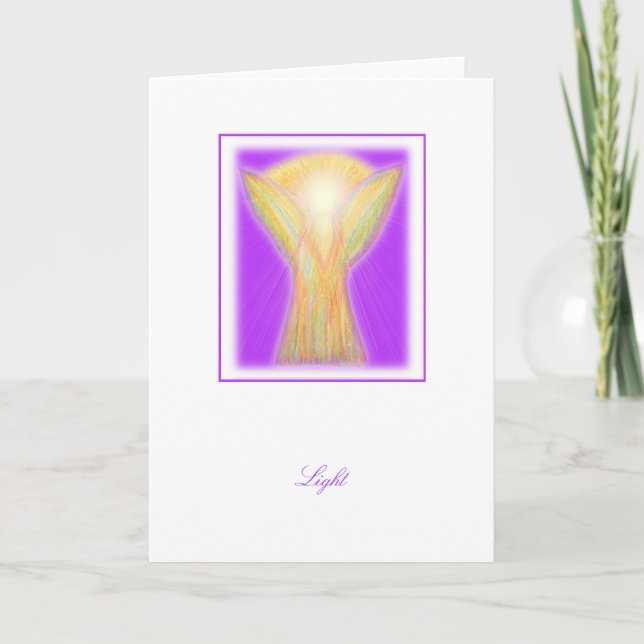 Angel Light - Greeting Card (Front)