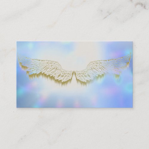 Angel light psychic mystical star business cards