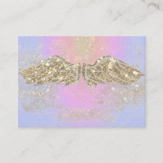 Angel Light Sparkle Gold Card