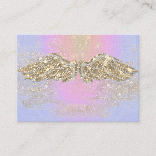 Angel Light Sparkle Gold Card