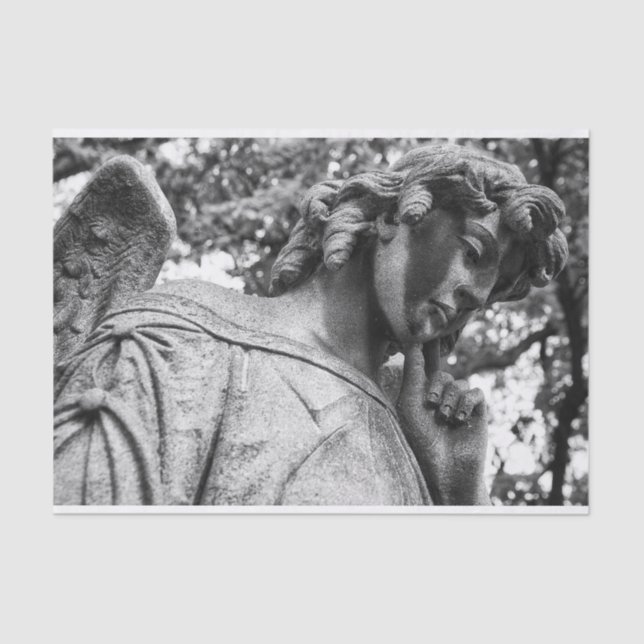 Angel looking into eternity tissue paper (Front)