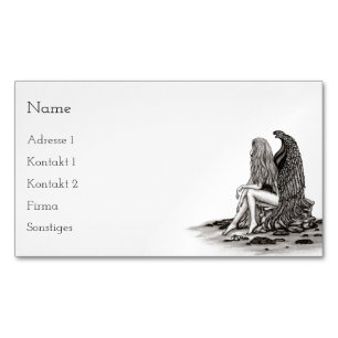 Angel , lost in thought  Business Cards