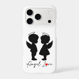 Angel Love – Cute Angel Couple Design iPhone 17 Pro Case
