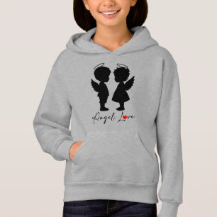 Angel Love – Cute Angel Couple Design Hoodie