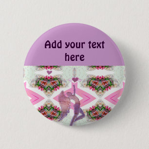 Angel Love_ Pinback Button