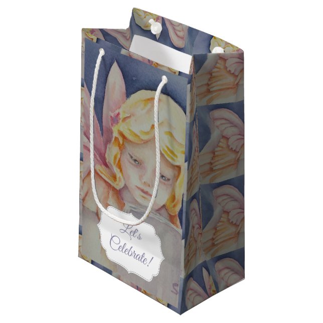 Angel Love Small Gift Bag (Front Angled)