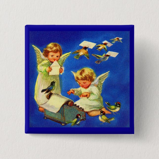 angel mail office button (Front)