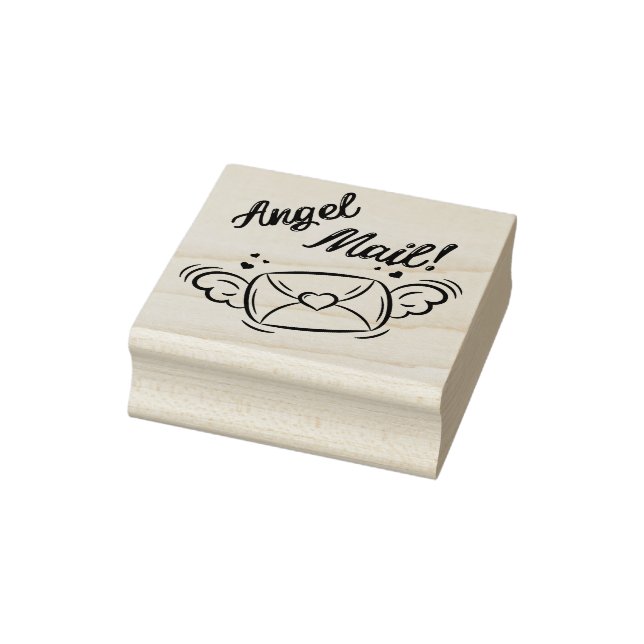 Angel Mail Rubber Stamp (Stamp)