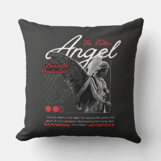 Angel maximalist Throw Pillow
