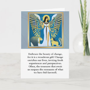 angel message egypt happy birthday card