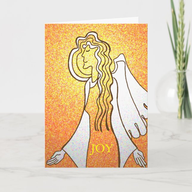 Angel messenger holiday card (Front)
