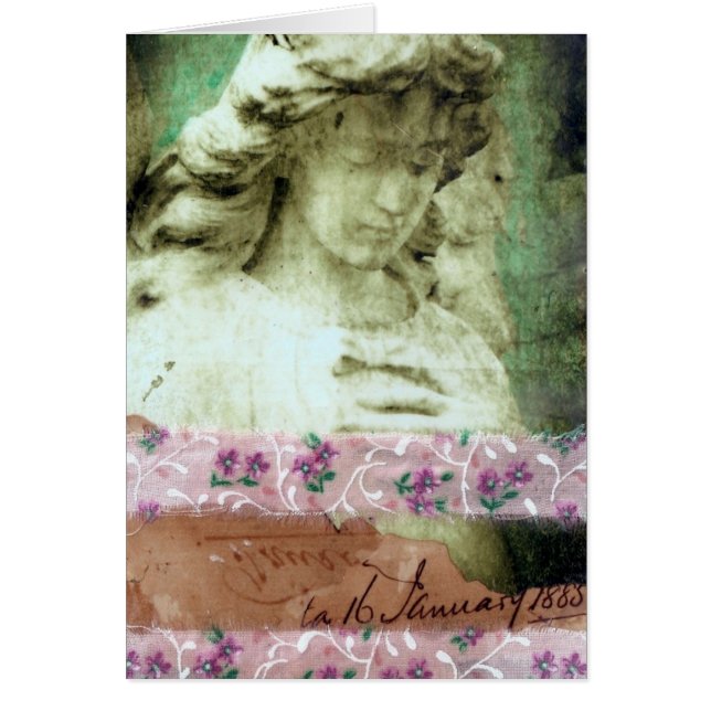 Angel Mixed Media Collage Cards (Front)