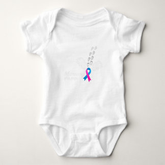 Angel Mommy . Miscarriage Awareness Infant Loss Te Baby Bodysuit