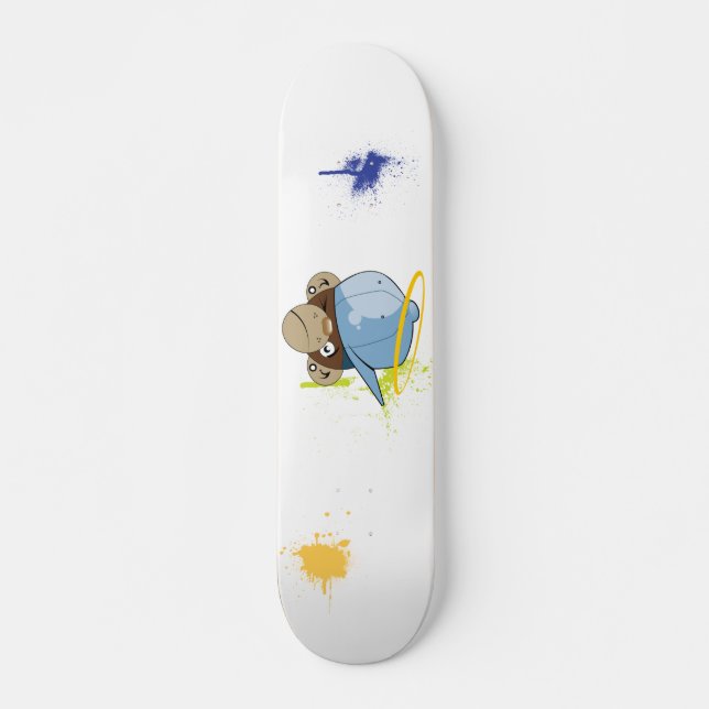 Angel Monkey Skateboard Deck (Front)