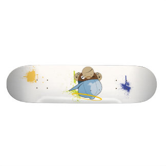 Angel Monkey Skateboard Deck